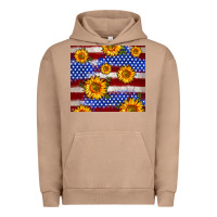 Pigment Burro 4th of July USA flag sunflower 20oz tumbler Urban Hoodie - Neo Western