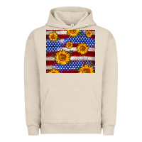 Pigment French Oak 4th of July USA flag sunflower 20oz tumbler Urban Hoodie - Neo Western