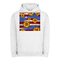 Pigment Lunar Rock 4th of July USA flag sunflower 20oz tumbler Urban Hoodie - Neo Western