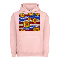 Pigment Salmon 4th of July USA flag sunflower 20oz tumbler Urban Hoodie - Neo Western