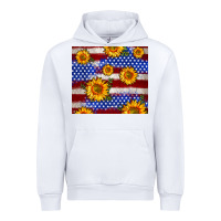 White 4th of July USA flag sunflower 20oz tumbler Urban Hoodie - Neo Western