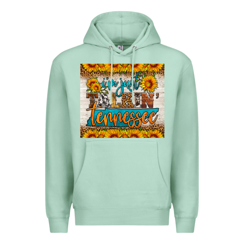 I'm Just Talking Tennessee Tumbler Premium Hoodie by HRA Design Shop | Teevron