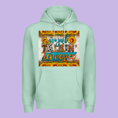 I'm Just Talking Tennessee Tumbler Premium Hoodie Designed By Hra Design Shop