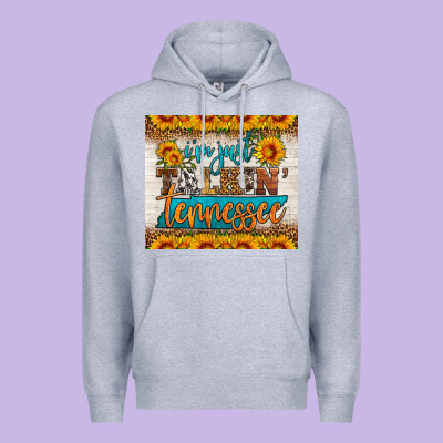 I'm Just Talking Tennessee Tumbler Premium Hoodie Designed By Hra Design Shop