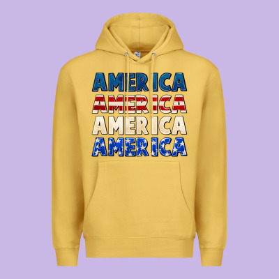 America 4th Of July Premium Hoodie Designed By Cowgirlartshop