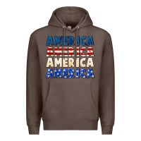 Coffee America 4th of July Premium Hoodie - CowGirlArtShop