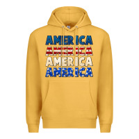 Mustard America 4th of July Premium Hoodie - CowGirlArtShop