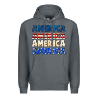 Rock America 4th of July Premium Hoodie - CowGirlArtShop