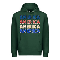 Sports Green America 4th of July Premium Hoodie - CowGirlArtShop