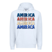 White America 4th of July Premium Hoodie - CowGirlArtShop