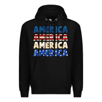 Black America 4th of July Premium Hoodie - CowGirlArtShop