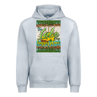 Heather Grey the lake is my happy place air freshener Urban Hoodie - HRA Design Shop