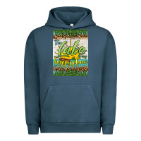 Pigment Midnight Navy the lake is my happy place air freshener Urban Hoodie - HRA Design Shop