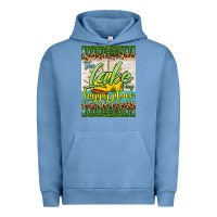 Pigment Pebble Blue the lake is my happy place air freshener Urban Hoodie - HRA Design Shop