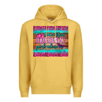 Antique Gold leave them broadway girls alone tumbler Premium Hoodie - HRA Design Shop