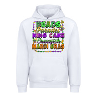 Beads Parades King Cake Crawfish Mardi Gras Urban Hoodie | Teevron
