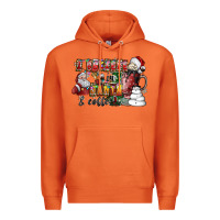 Carrot I Believe In Santa And Coffee Premium Hoodie - CowhideDigitalArt