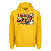 Lemon I Believe In Santa And Coffee Premium Hoodie - CowhideDigitalArt