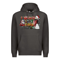 Smoke I Believe In Santa And Coffee Premium Hoodie - CowhideDigitalArt