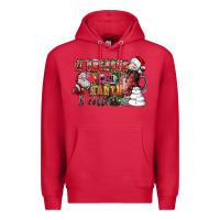 Cardinal I Believe In Santa And Coffee Premium Hoodie - CowhideDigitalArt