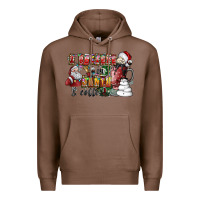Chestnut I Believe In Santa And Coffee Premium Hoodie - CowhideDigitalArt