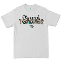 Dove Grey blessed teacher Premium Tee - CowhideDigitalArt