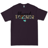Plum blessed teacher Premium Tee - CowhideDigitalArt