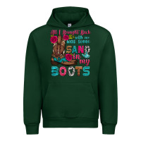 Forest Green all i brought back with me was some sand in my boots Urban Hoodie - HRA Design Shop