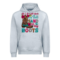 Heather Grey all i brought back with me was some sand in my boots Urban Hoodie - HRA Design Shop