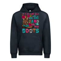 Navy all i brought back with me was some sand in my boots Urban Hoodie - HRA Design Shop