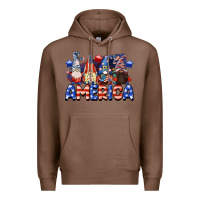 Chestnut America gnomes 4th of July Premium Hoodie - CowGirlArtShop