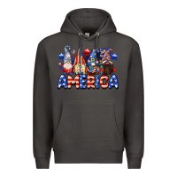 Smoke America gnomes 4th of July Premium Hoodie - CowGirlArtShop