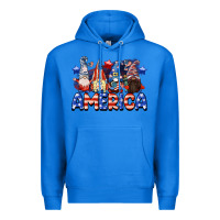 True Royal America gnomes 4th of July Premium Hoodie - CowGirlArtShop