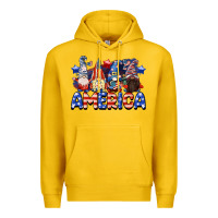 Lemon America gnomes 4th of July Premium Hoodie - CowGirlArtShop