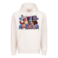 Pale Pink America gnomes 4th of July Premium Hoodie - CowGirlArtShop
