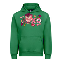 Emerald chicken valentine's day xoxo Urban Hoodie - FaDigitalArtStudio