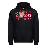 Foreset Green chicken valentine's day xoxo Urban Hoodie - FaDigitalArtStudio