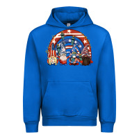 Cobalt 4th of July rainbow with gnomes Urban Hoodie - CowGirlArtShop