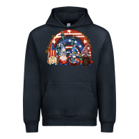 Navy 4th of July rainbow with gnomes Urban Hoodie - CowGirlArtShop