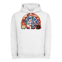Pigment Lunar Rock 4th of July rainbow with gnomes Urban Hoodie - CowGirlArtShop