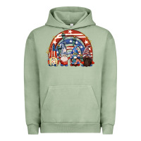 4th Of July Rainbow With Gnomes Urban Hoodie | Teevron