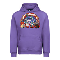 Tulip 4th of July rainbow with gnomes Urban Hoodie - CowGirlArtShop