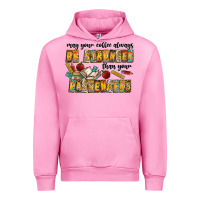 Fuchsia Pink may your coffe always be stronger than your passengers Urban Hoodie - CowhideDigitalArt