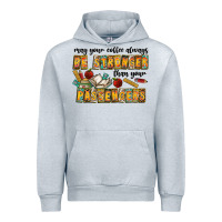 Heather Grey may your coffe always be stronger than your passengers Urban Hoodie - CowhideDigitalArt