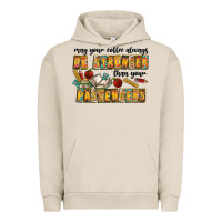 Pigment French Oak may your coffe always be stronger than your passengers Urban Hoodie - CowhideDigitalArt