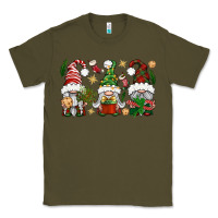 Army Green Christmas Gnomes Classic Tee - BundleAndBundleShop