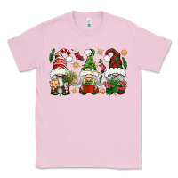 Bubblegum Pink Christmas Gnomes Classic Tee - BundleAndBundleShop