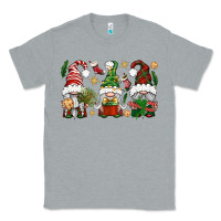 Heather Grey Christmas Gnomes Classic Tee - BundleAndBundleShop