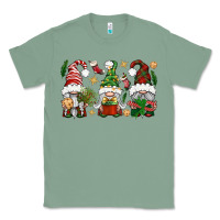 Sage Christmas Gnomes Classic Tee - BundleAndBundleShop