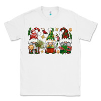 White Christmas Gnomes Classic Tee - BundleAndBundleShop